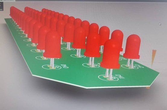 Led Oval PCB Segment